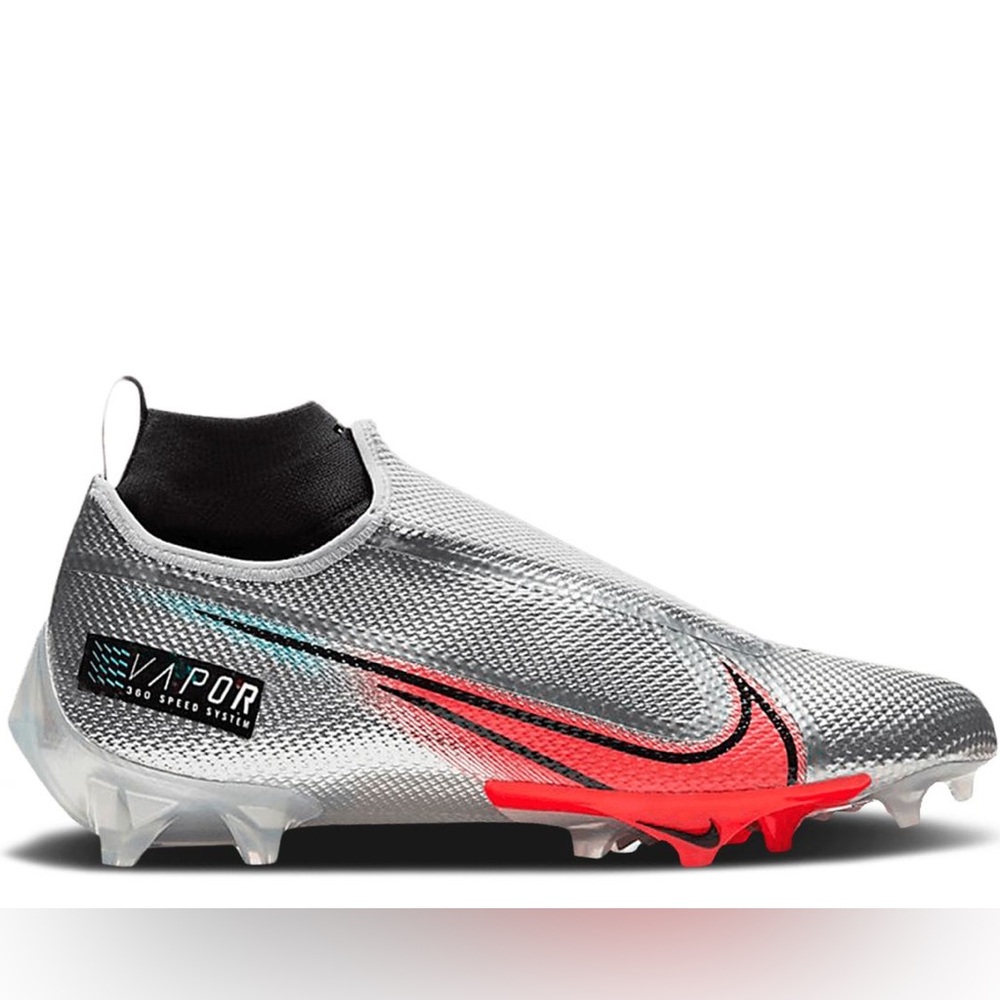 Nike Men’s SZ.11.5 Vapor Edge Elite 360 Premium Metallic Platinum Crimson New